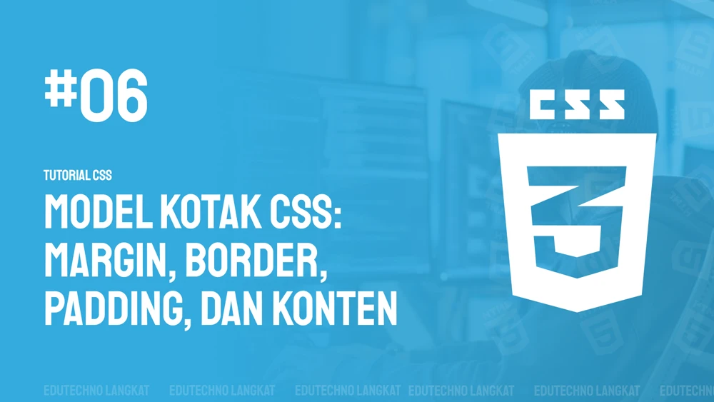 Gambar Model  CSS: Margin, Border, Padding, dan Konten
